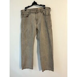 Orvis Men's Five Pocket 36x32‎ Gray Jeans. Good Condition Pre-Owned